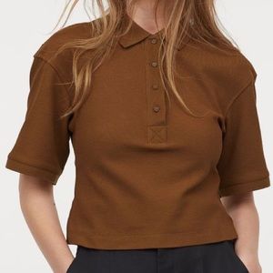 H&M Studio 2019 short polo shirt